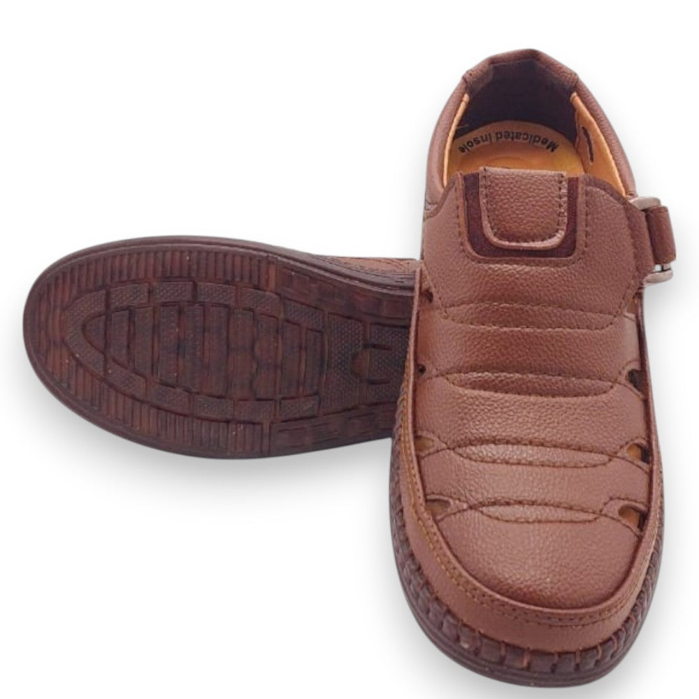 Mova Comfort Fit Rexine Roman RO52-Brown