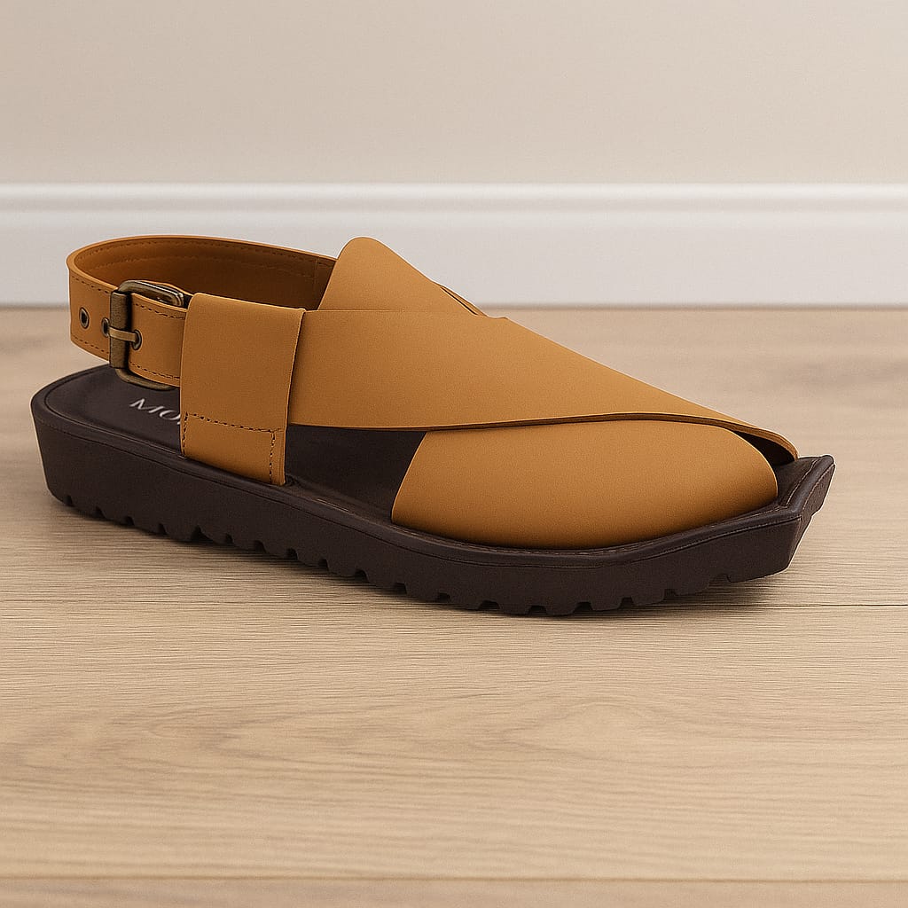 Peshawari Sandal PW32 - Mustard