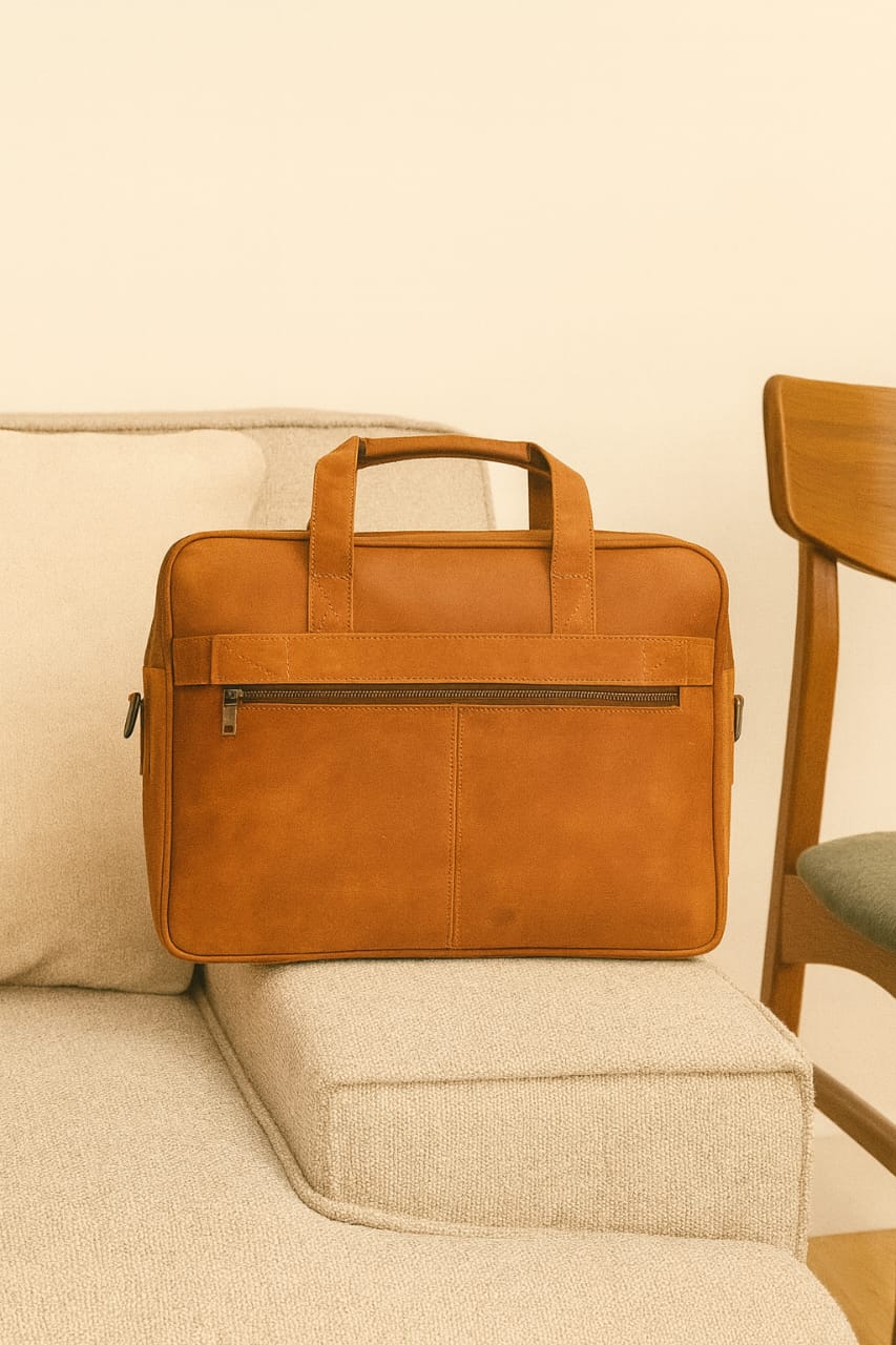 Handcrafted Leather Laptop Bag