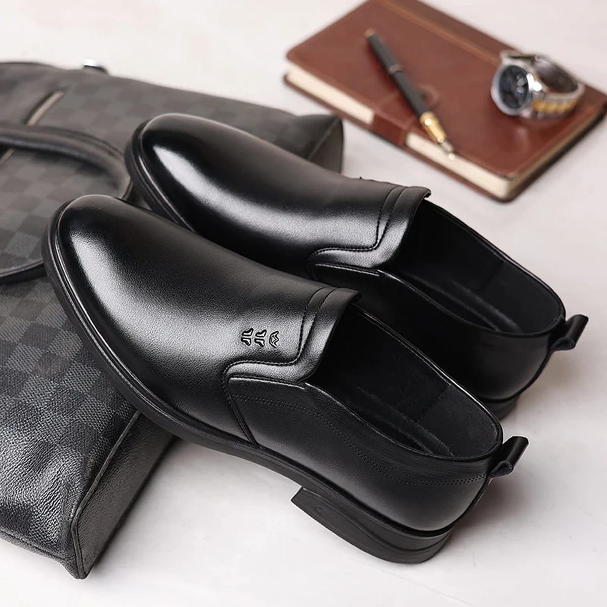 Mova Imported Formal Shoes S5609 - Black