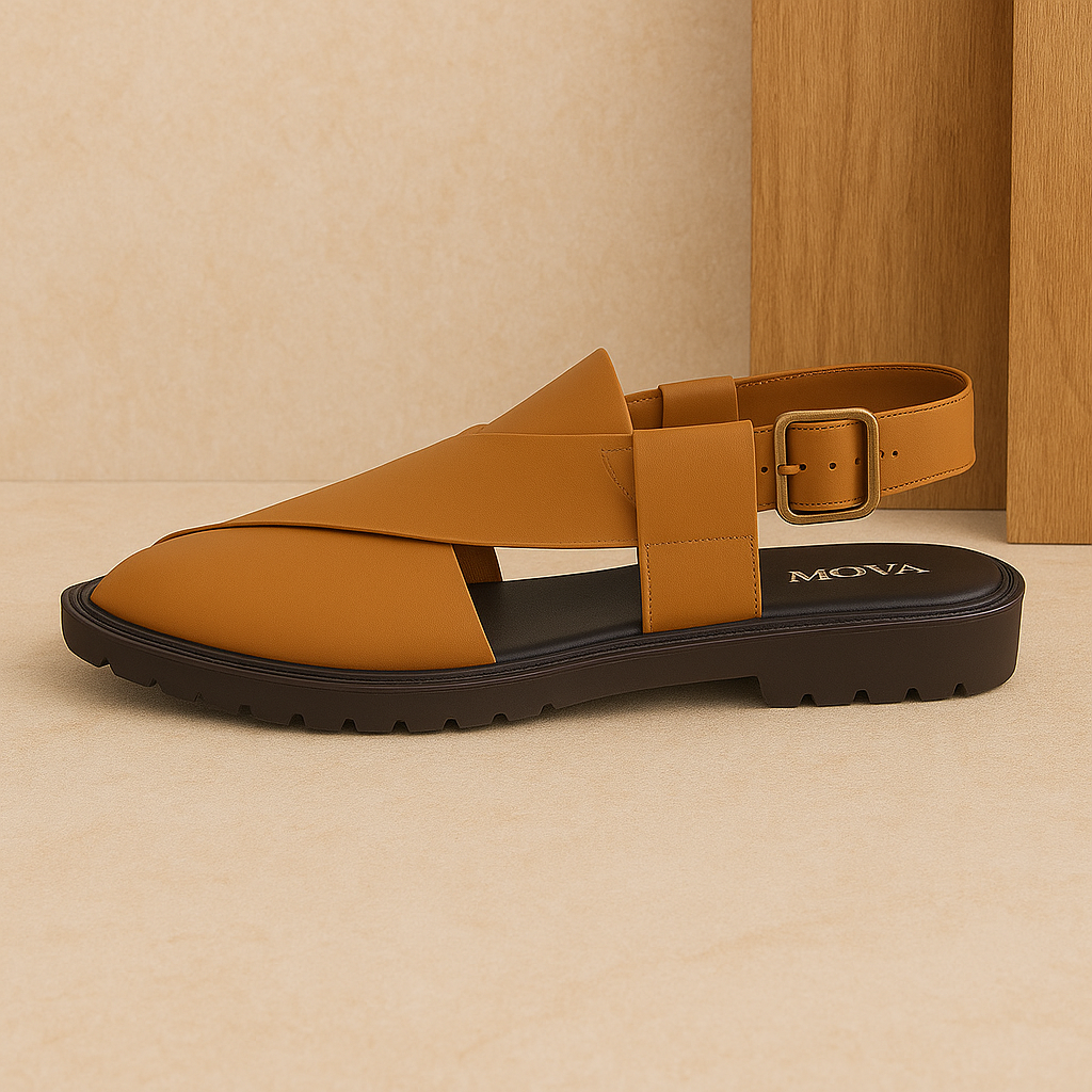 Peshawari Sandal PW32 - Mustard