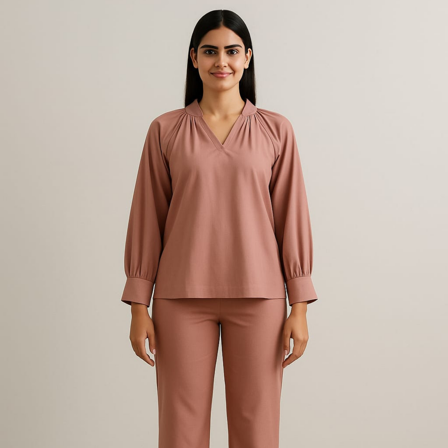 Mova Elegant Pink Co-ord Set