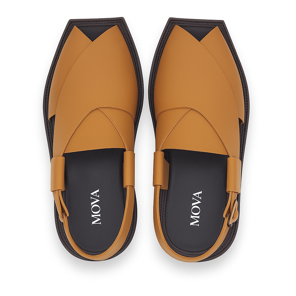 Peshawari Sandal PW32 - Mustard