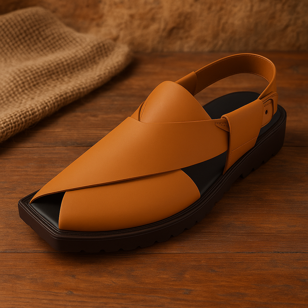 Peshawari Sandal PW32 - Mustard