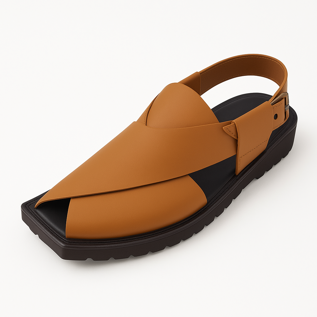 Peshawari Sandal PW32 - Mustard