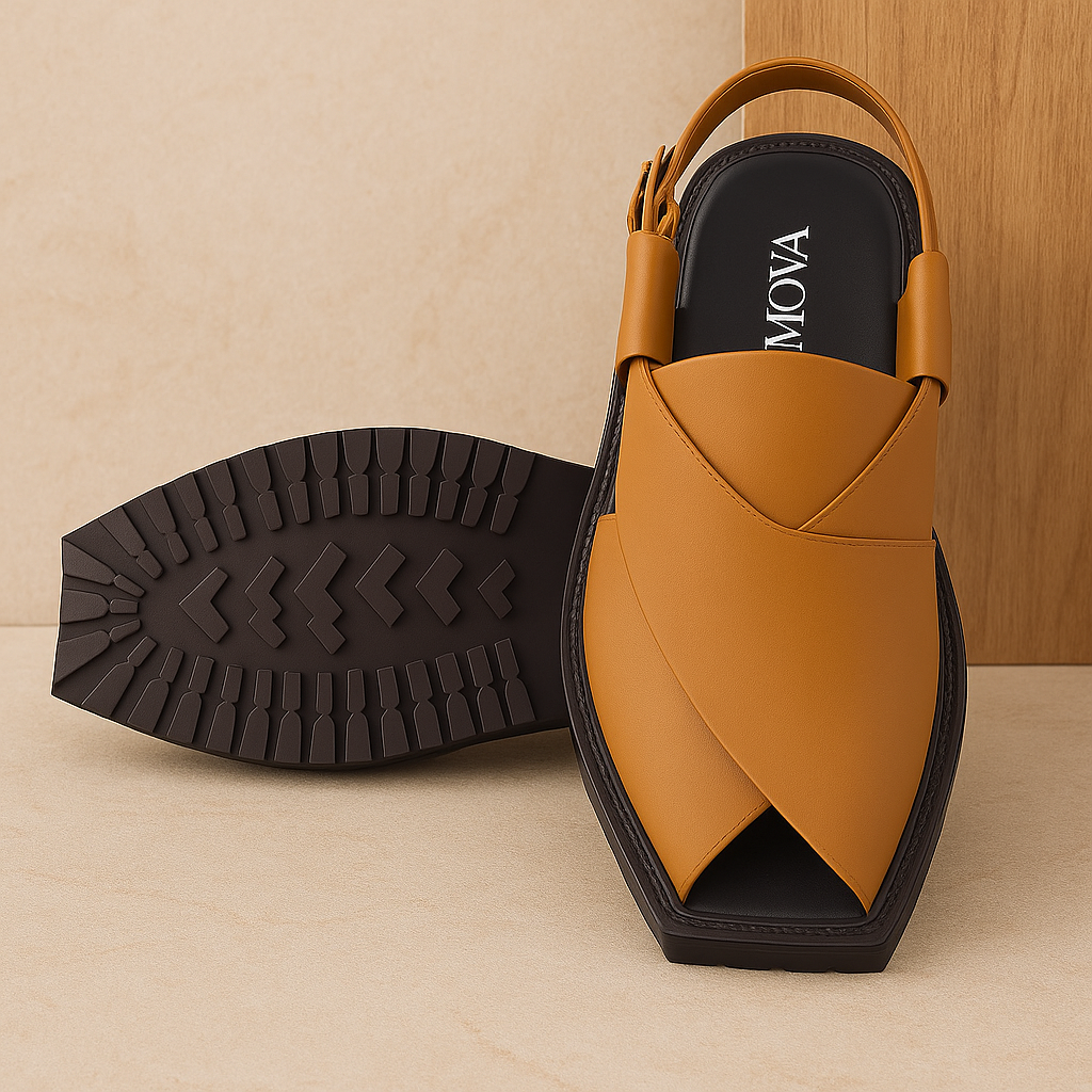 Peshawari Sandal PW32 - Mustard