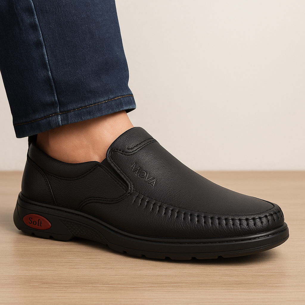 Mova Leather Casual MS40 - Black