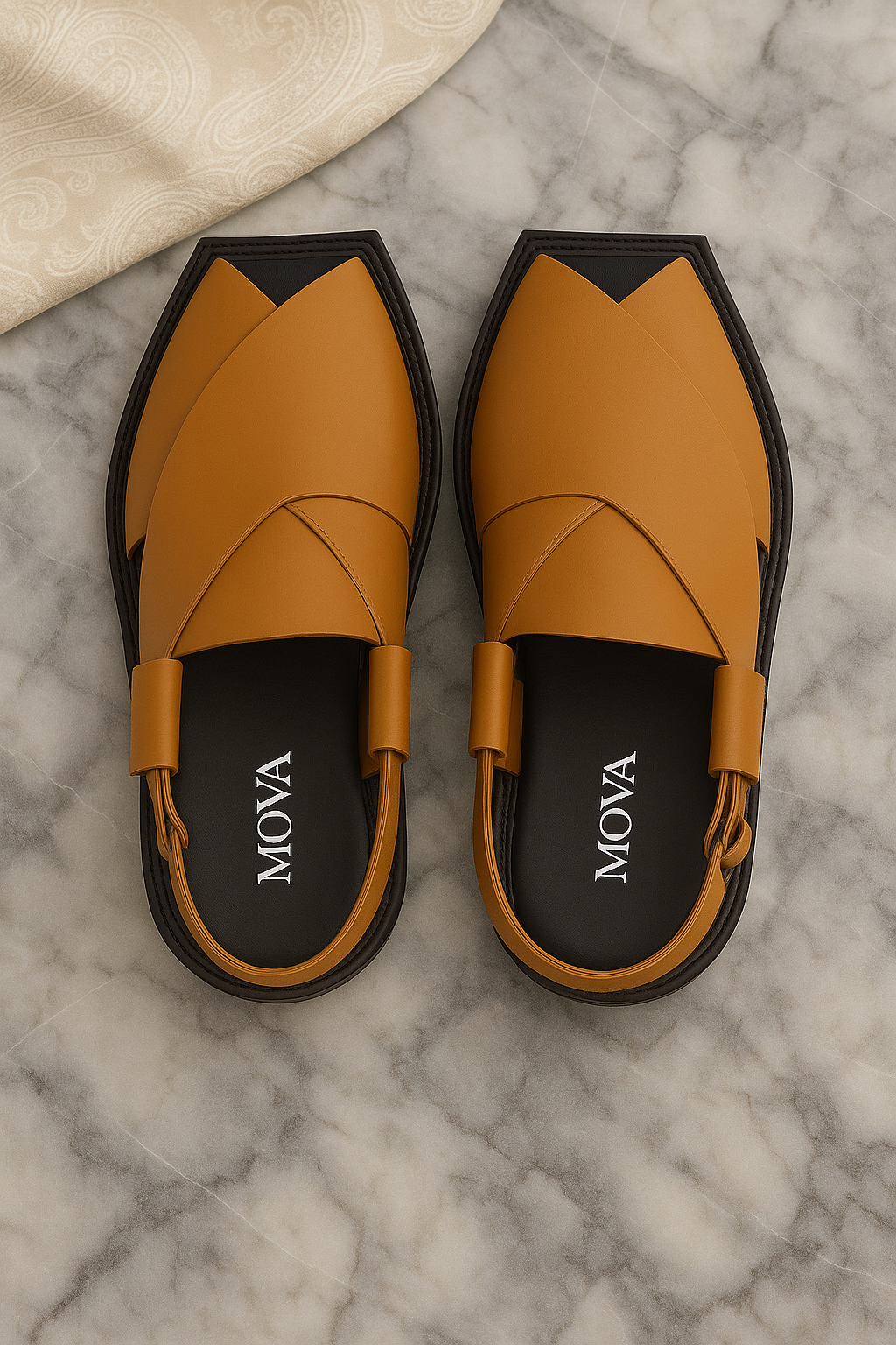 Peshawari Sandal PW32 - Mustard