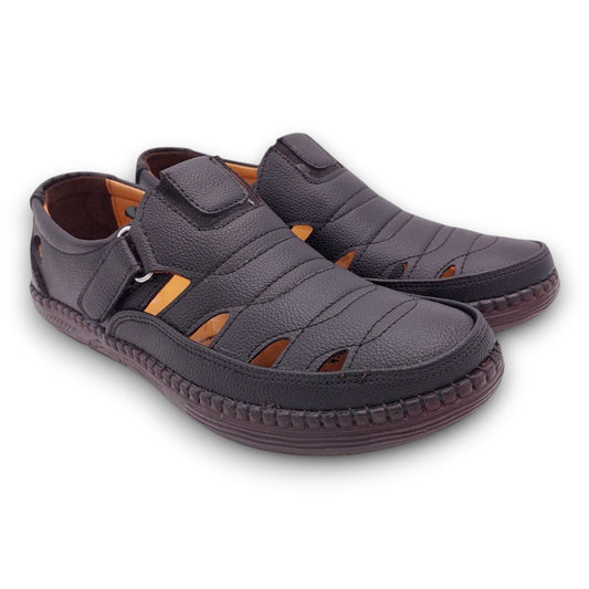 Mova Comfort Fit Rexine Roman RO52-Black