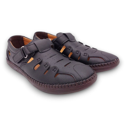 Mova Comfort Fit Rexine Roman RO51-Black
