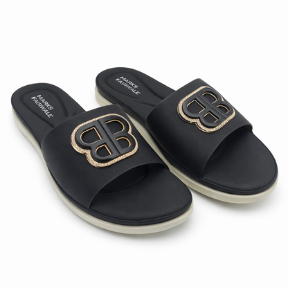 Women Premium Slippers 1908 - Black