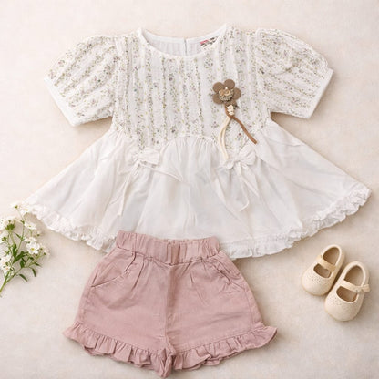 MOVA Meadow Charm Top & Short Set - Rose