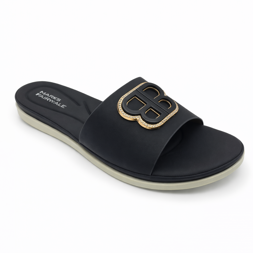 Women Premium Slippers 1908 - Black