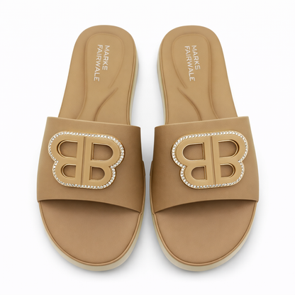 Women Premium Slippers 1908 - Khaki