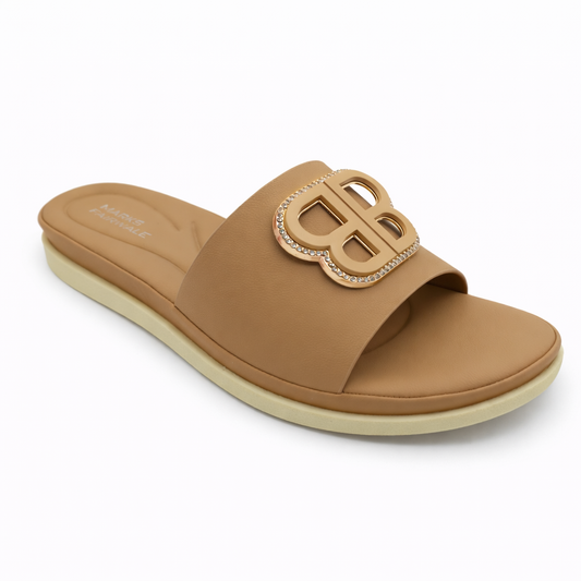 Women Premium Slippers 1908 - Khaki