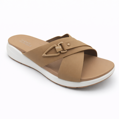 Women Premium Slippers 9143 - Khaki