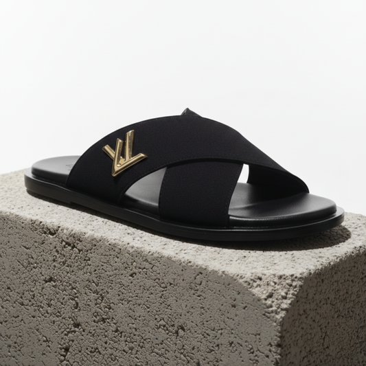 Mova Comfort Velvet Walks Slippers 2069 - Black