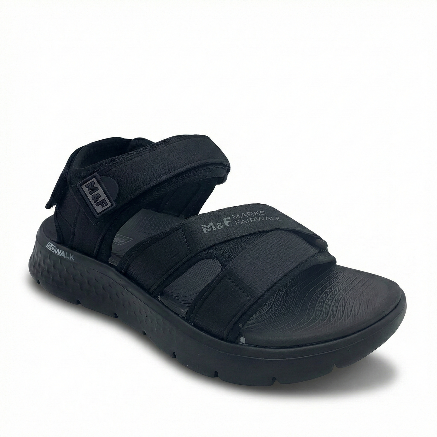 Men’s Comfortable Open Toe Casual Sandals 27002 - Black