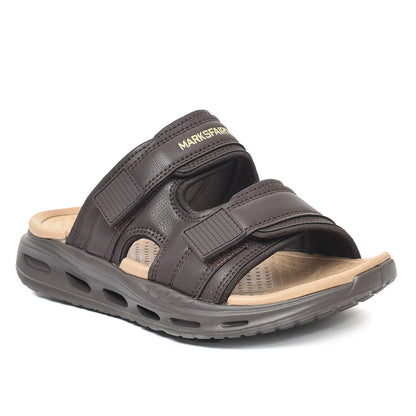 Men’s Cushioned Double Straps 25003 - Brown