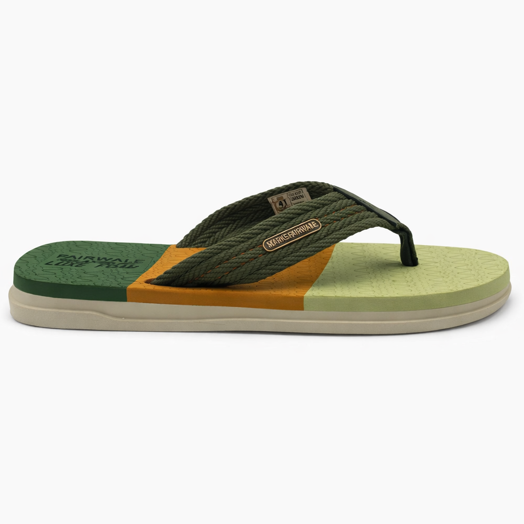 Mova Comfort Flip-Flops Slippers 25001 - Green