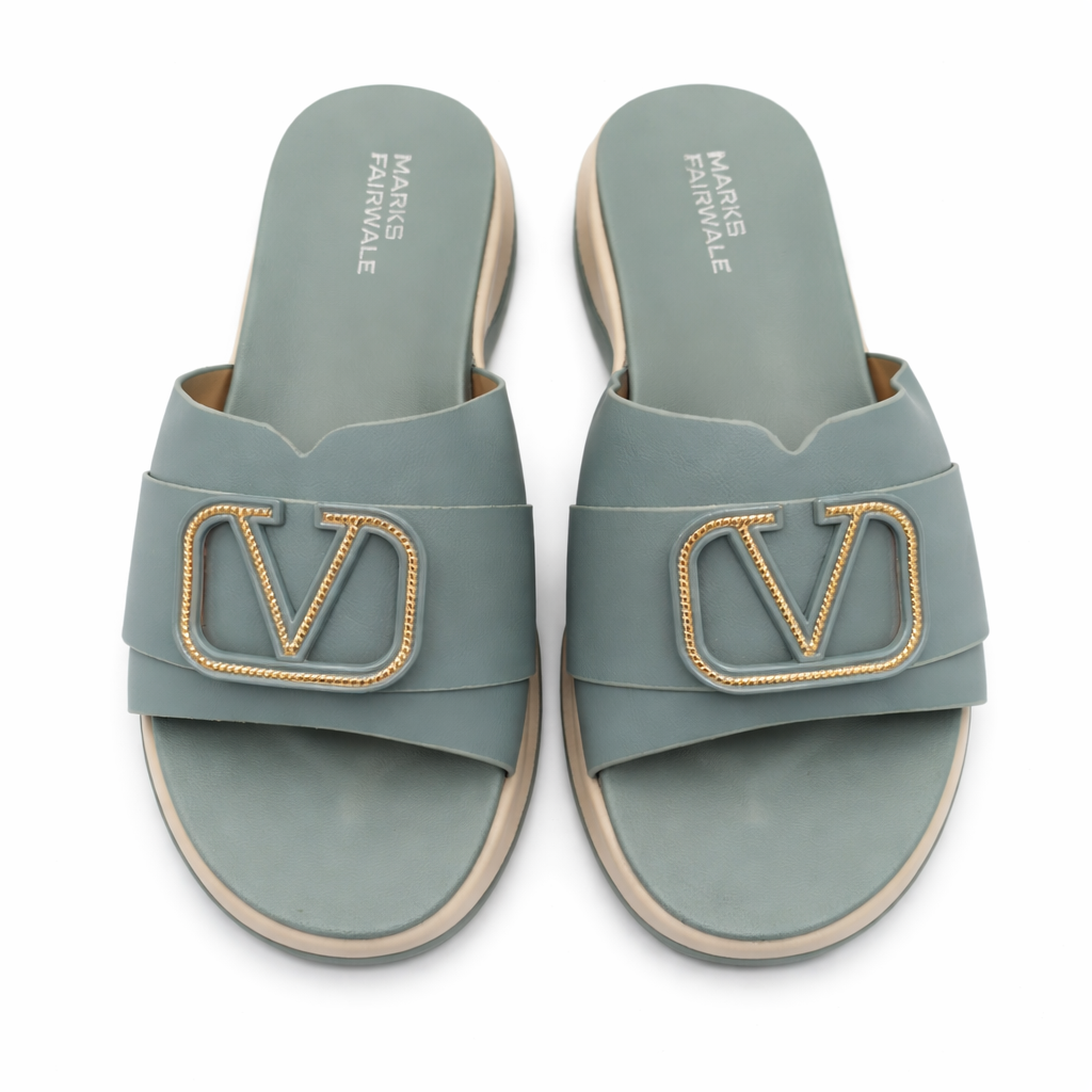 Women Premium Slippers 50277 - Green