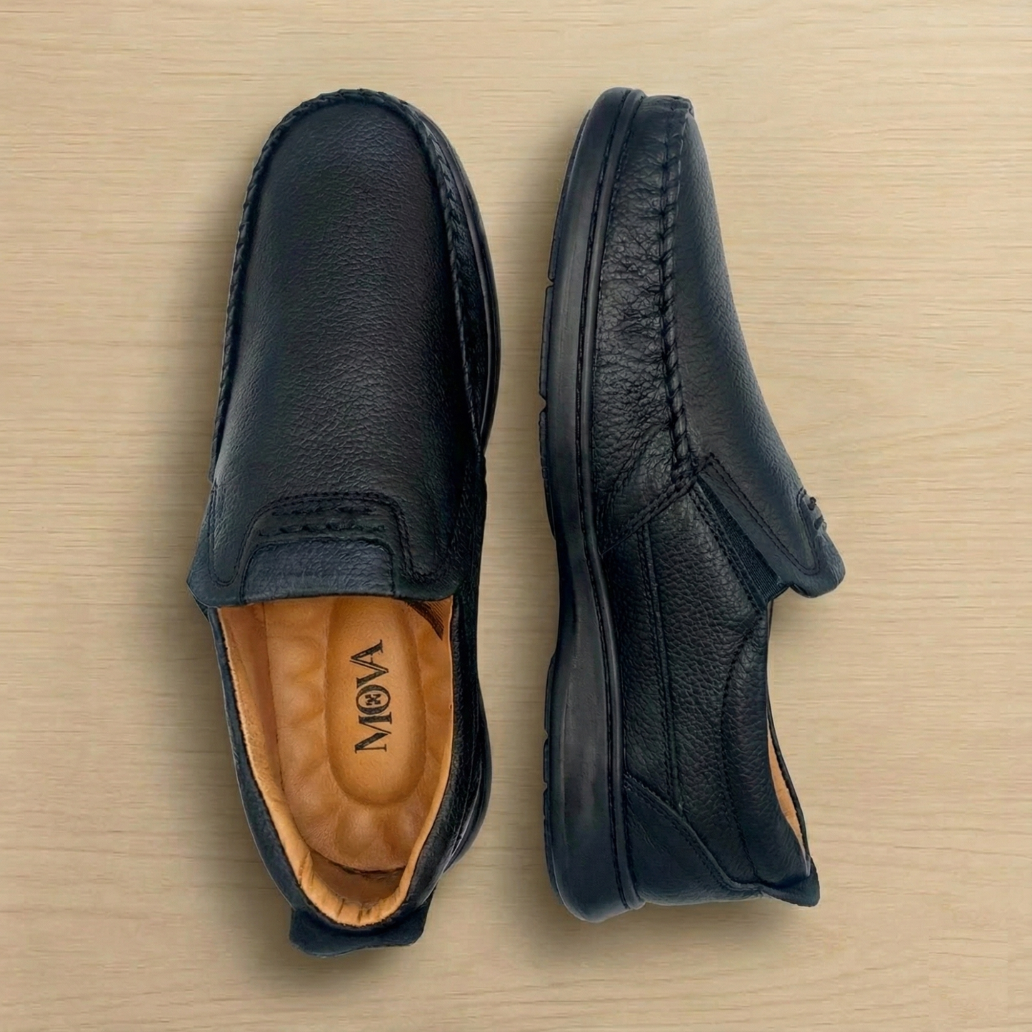 Mova Leather Casual MS40 - Black