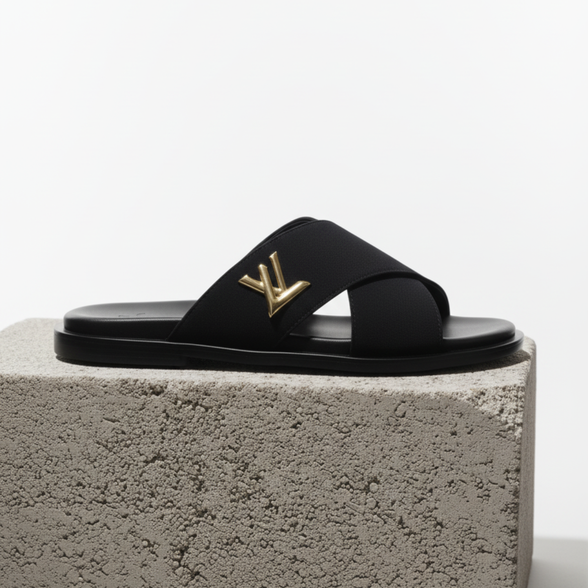 Mova Comfort Velvet Walks Slippers 2069 - Black