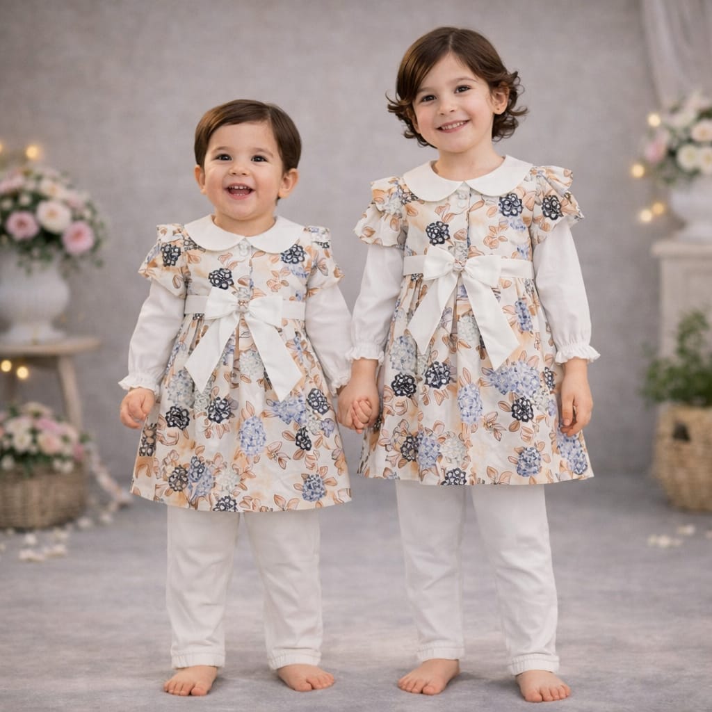 MOVA Royale Floral Bow Set - Ivory