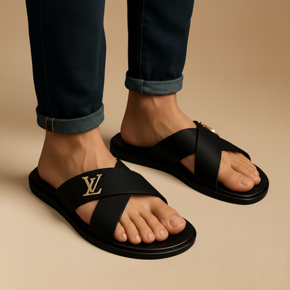 Mova Comfort Velvet Walks Slippers 2069 - Black