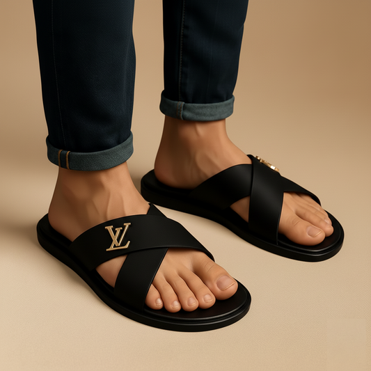 Mova Comfort Velvet Walks Slippers 2069 - Black