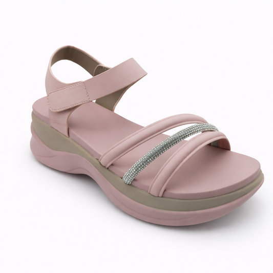 Women Premium Slingback Sandals 23518 - Pink