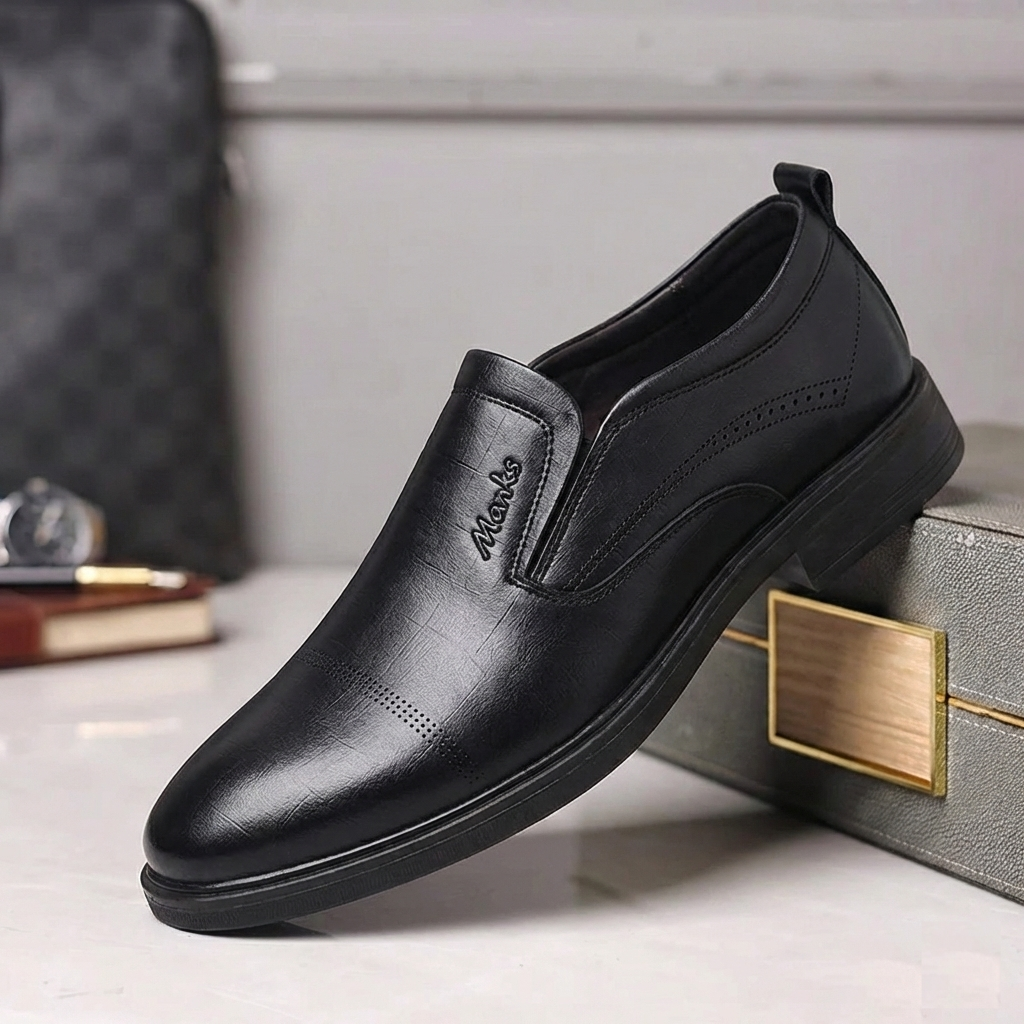 Mova Imported Formal Shoes  S56507 - Black