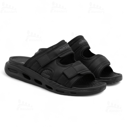 Men’s Cushioned Double Straps 25003 - Black