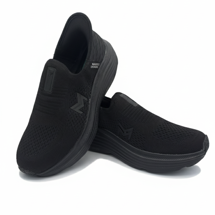Max Cushion Slip On Sneakers  998 - Black