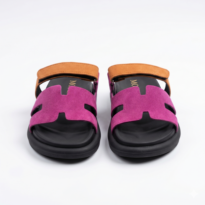 Mova Comfort Sandals with Ankle Strap WS02 - Pink