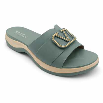 Women Premium Slippers 50277 - Green