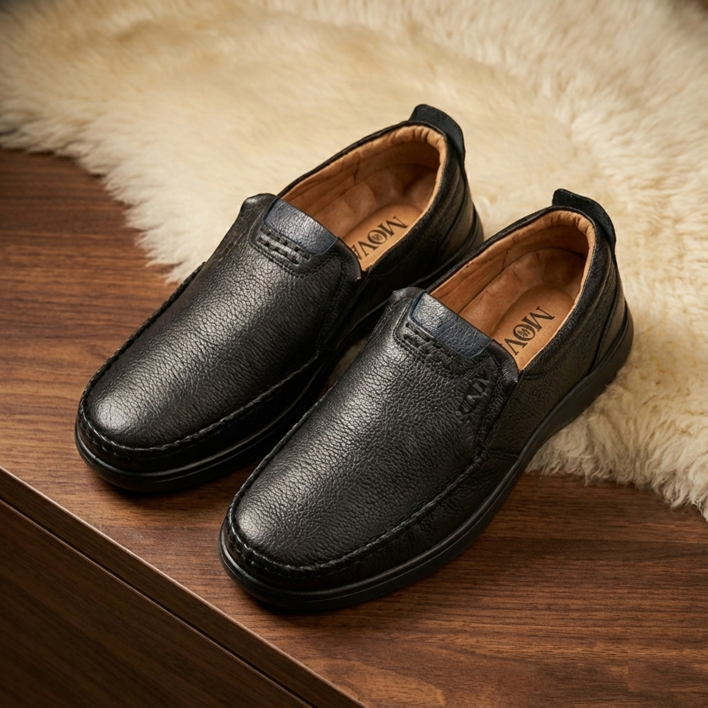 Mova Leather Casual MS40 - Black