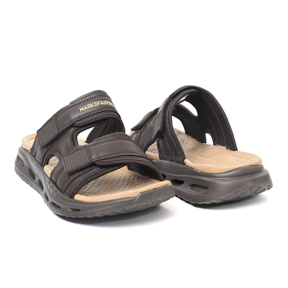 Men’s Cushioned Double Straps 25003 - Brown