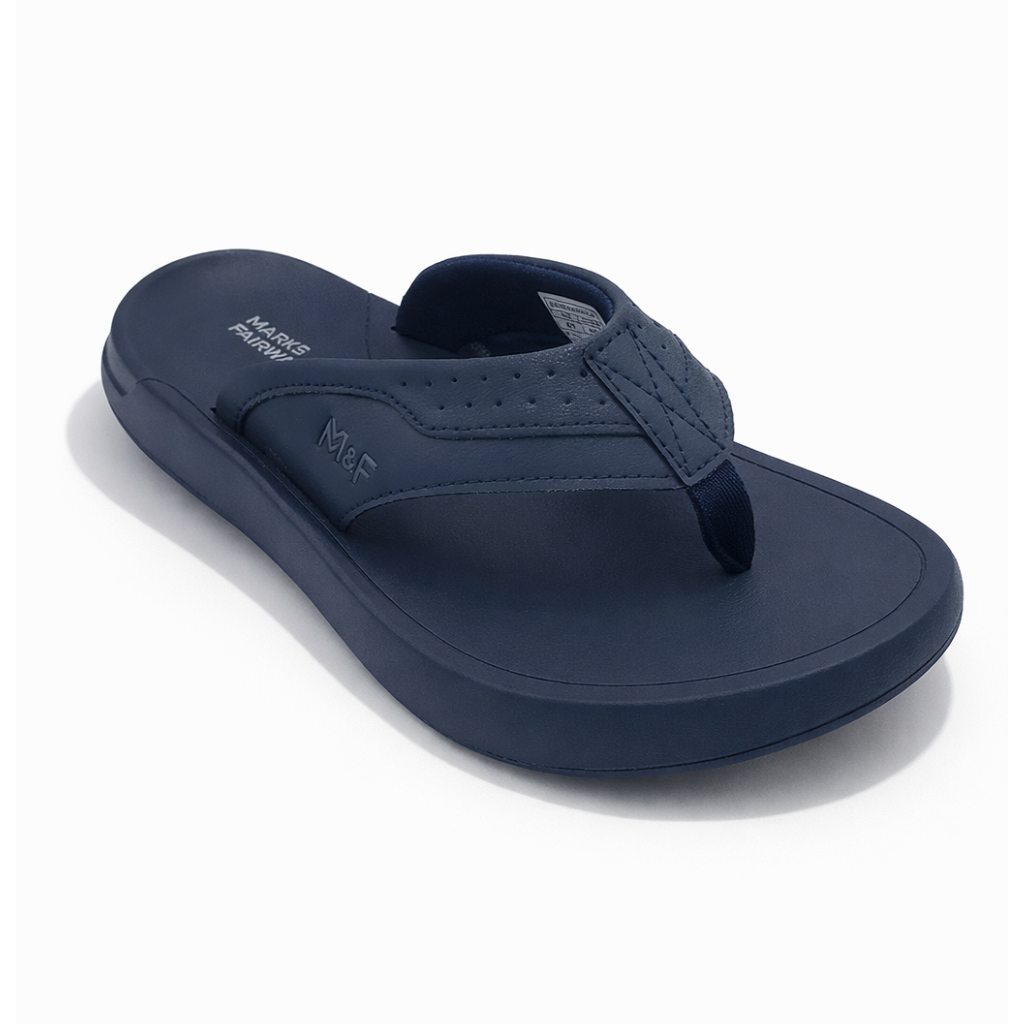 Mova Comfort Flip Flops Slippers 66801 - Navy