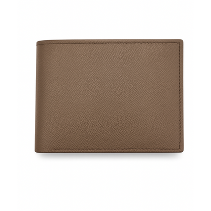 Men’s Slim Brown Leather Bifold Wallet