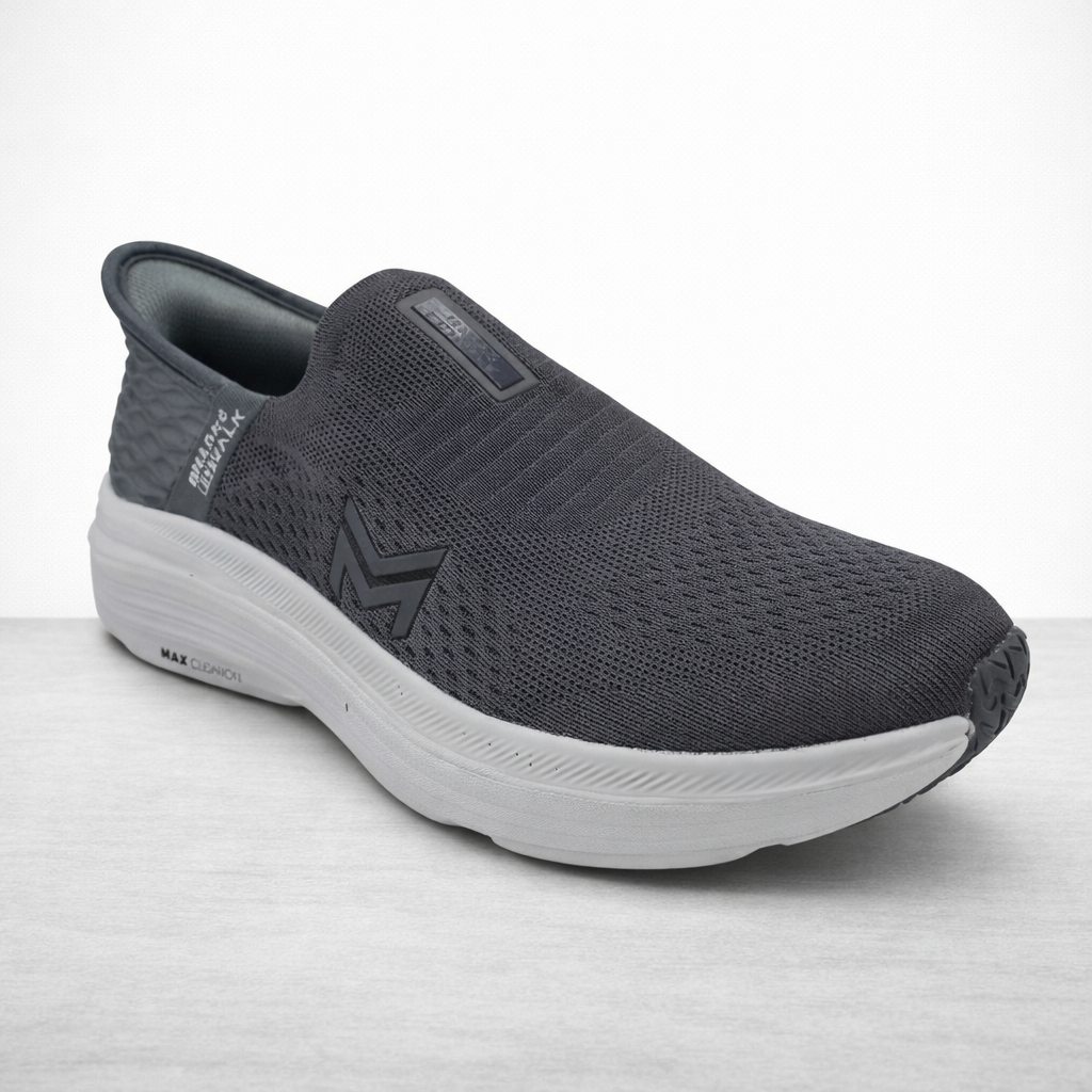 Max Cushion Slip On Sneakers  998 - Dark Grey