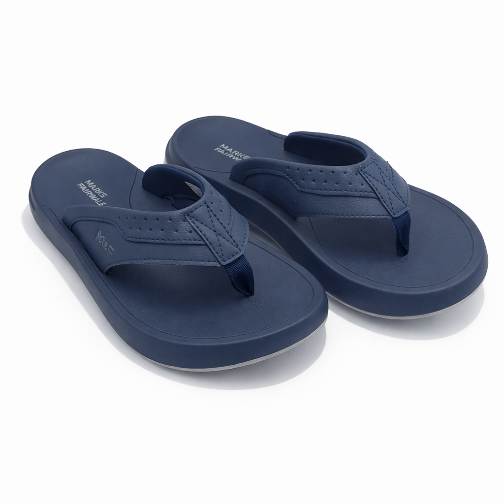 Mova Comfort Flip Flops Slippers 66801 - Navy