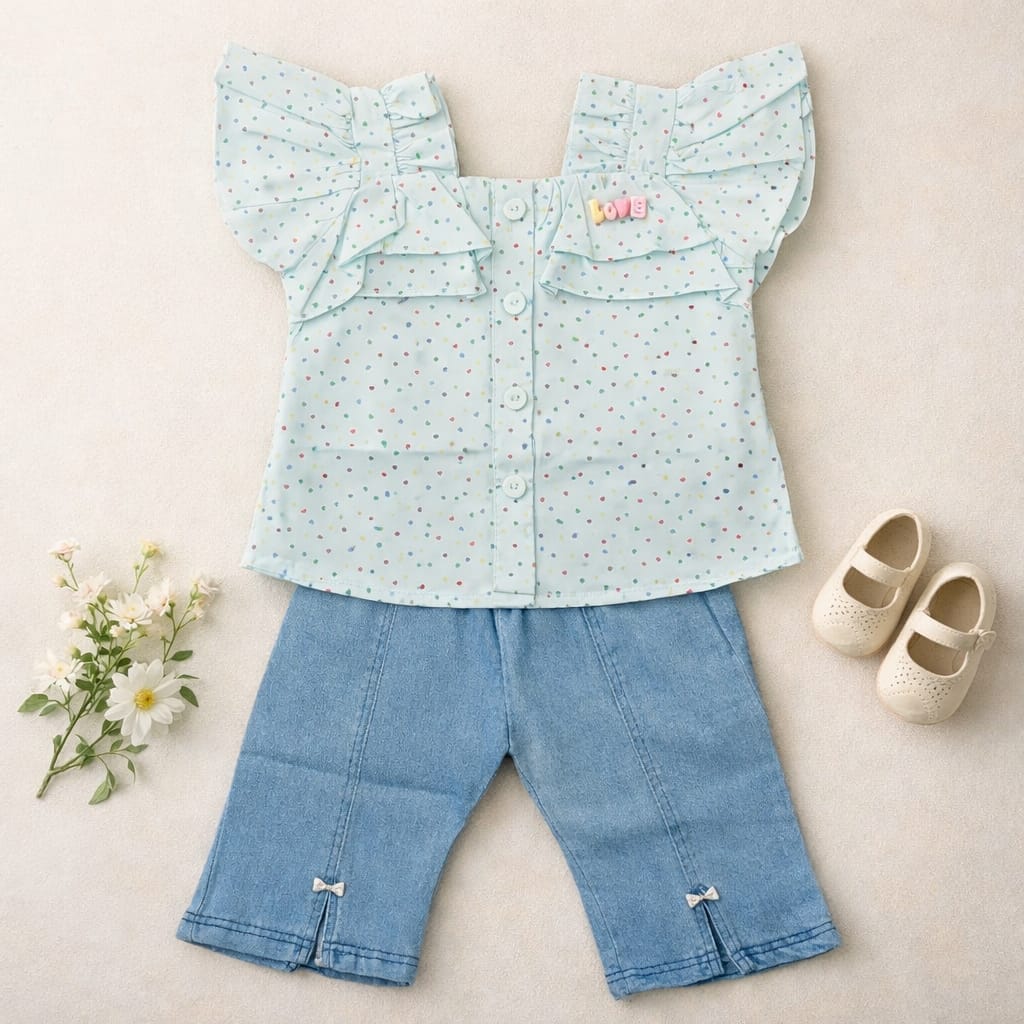 MOVA Blossom Charm Top & Pant Set - Mint