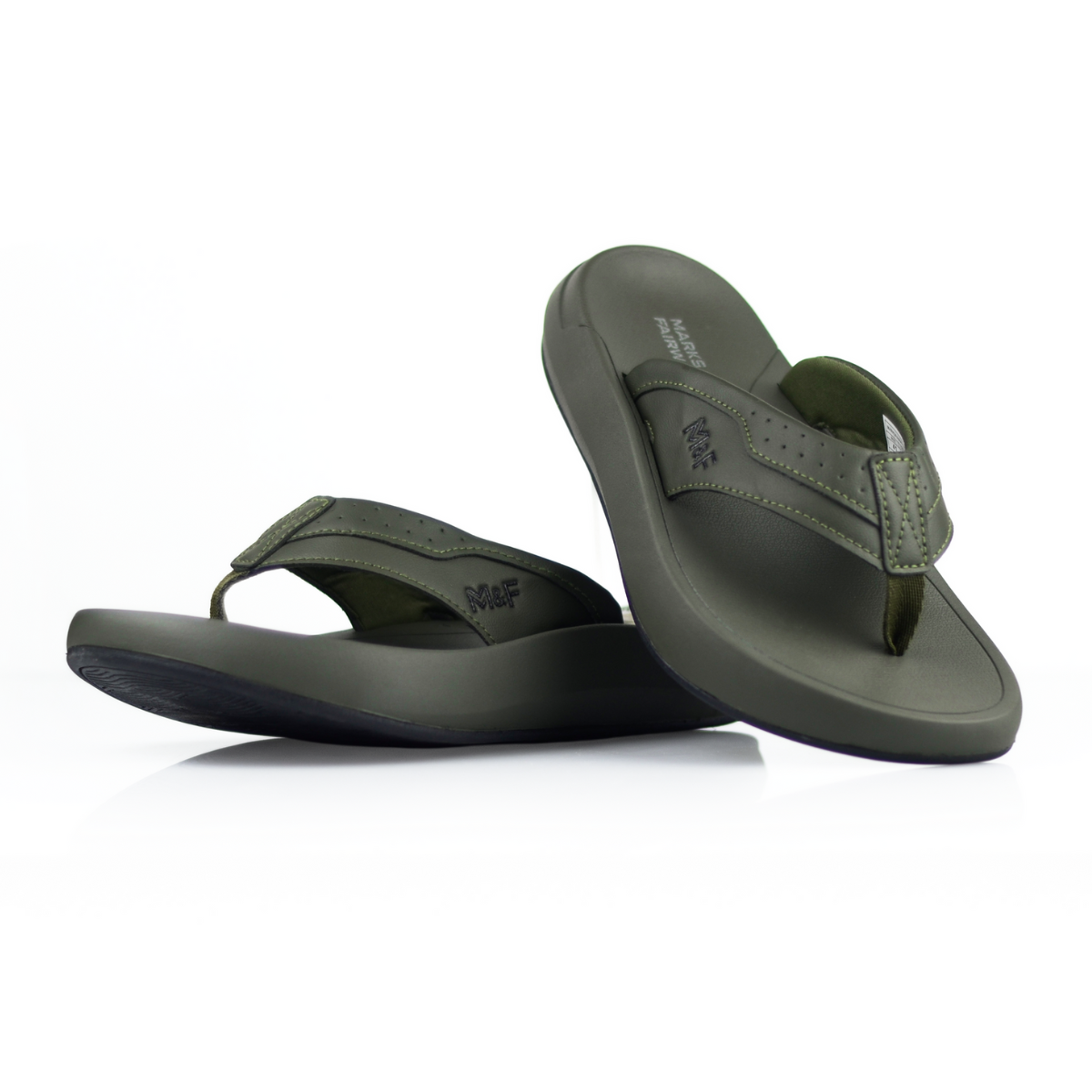 Mova Comfort Flip Flops Slippers 66801 - Green