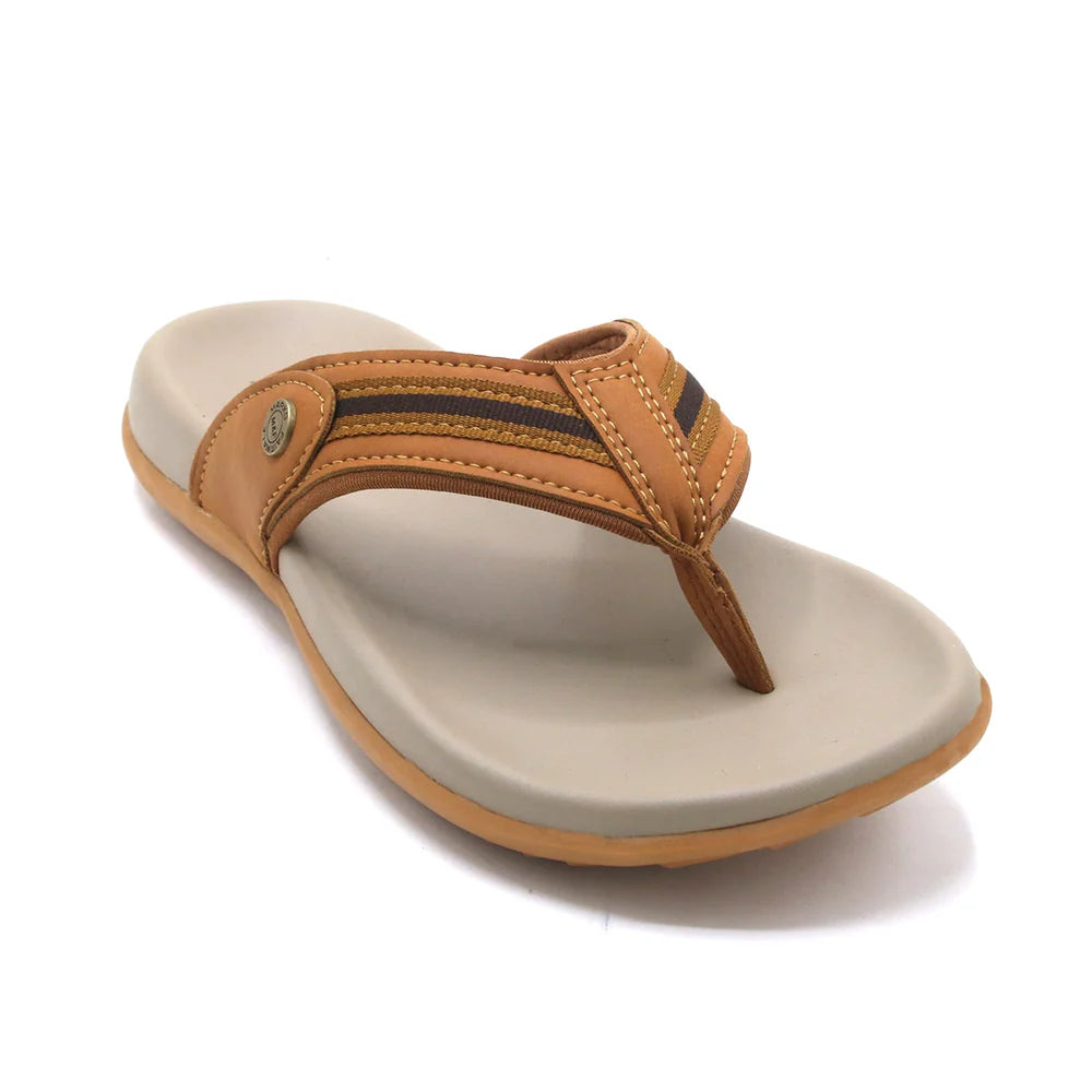 Men’s Comfort Open Toe Flip Flop 21105 - Khaki