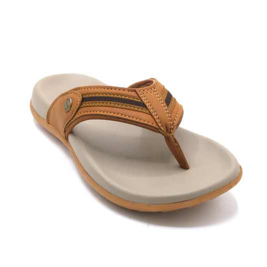 Men’s Comfort Open Toe Flip Flop 21105 - Khaki
