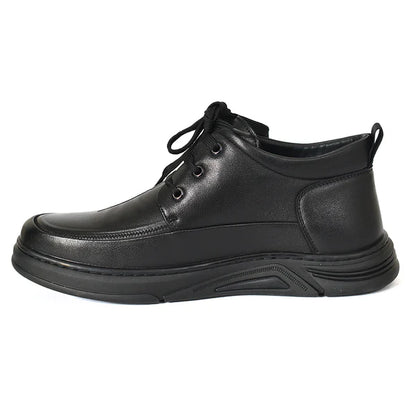 Classic Laceup Ankle Boots BJ88 - Black