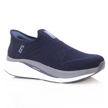 Active Comfort Easy Slip On Knit Sneakers M2502 - Navy Blue