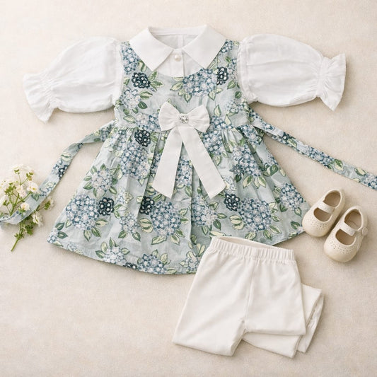 MOVA Royale Floral Bow Set - Sage Green