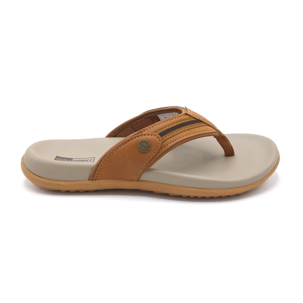 Men’s Comfort Open Toe Flip Flop 21105 - Khaki